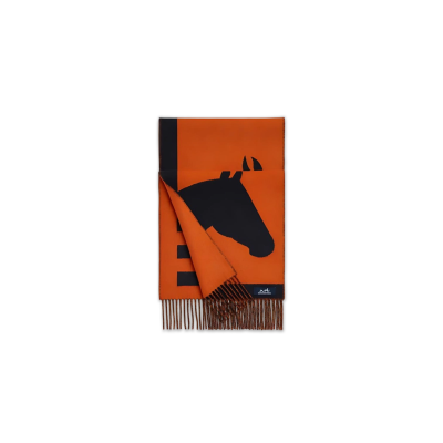 HERMES CASAQUE LOVE STORY MUFFLER CASHMERE H254043S